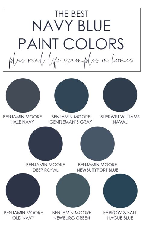 Navy Blue Paint Colors