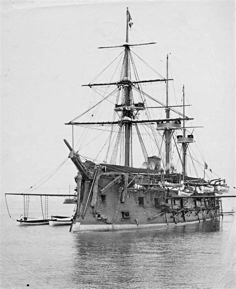 French Océan-class ironclad Marengo in 1872.[4473x5472] | Warship, Old sailing ships, Navy ships