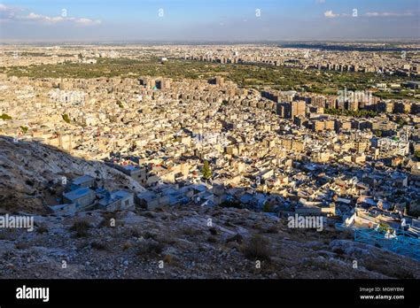 Damascus (City of Jasmine), the capital and the second largest city of Syria after Aleppo Stock ...