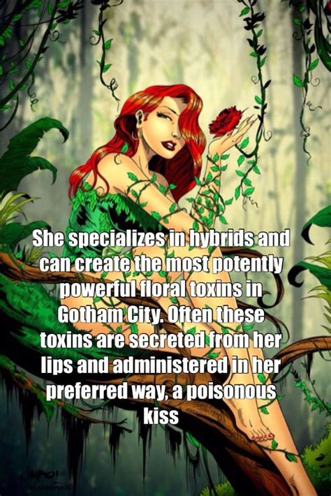 Poison ivy facts. D.C. Comics | Poison ivy dc comics, Dc poison ivy ...