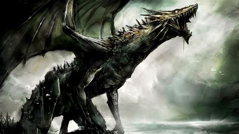 artwork, Dragon, Fantasy Art, Concept Art, Dark, Spooky Wallpapers HD ...