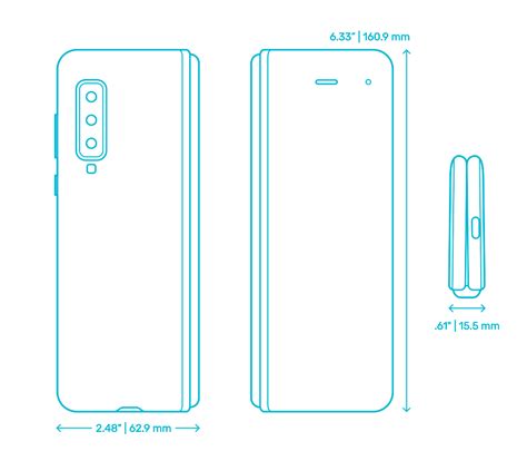 Samsung Galaxy Fold (2019) Dimensions & Drawings | Dimensions.Guide