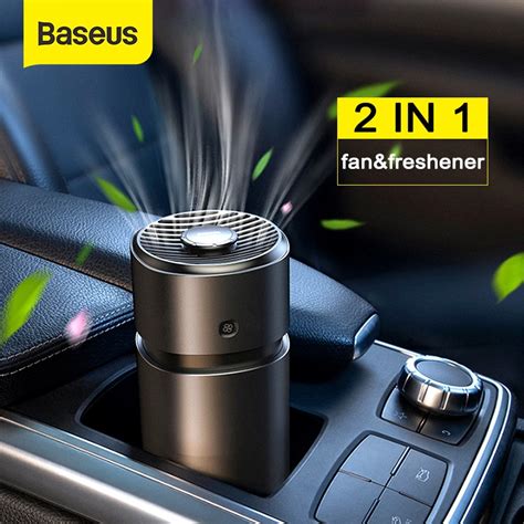 Baseus Car Air Freshener Aromatherapy Cup 2 in 1 Fan Car Perfume Diffuse With Formaldehyde ...