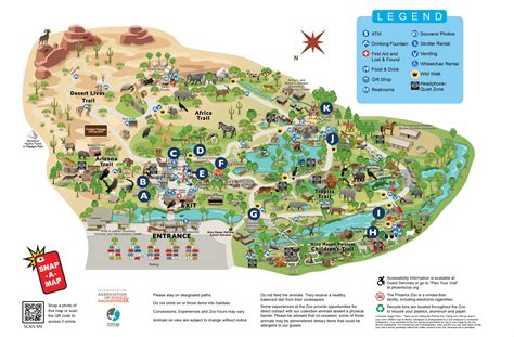 Zoo Map - Phoenix Zoo