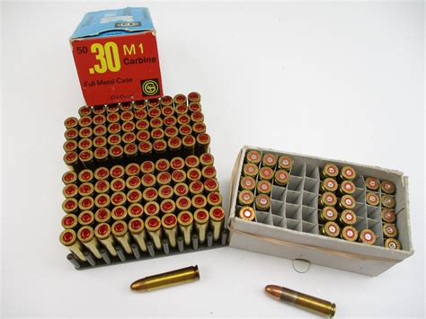 MILITARY ASSORTED .30 M1 CARBINE AMMO LOT