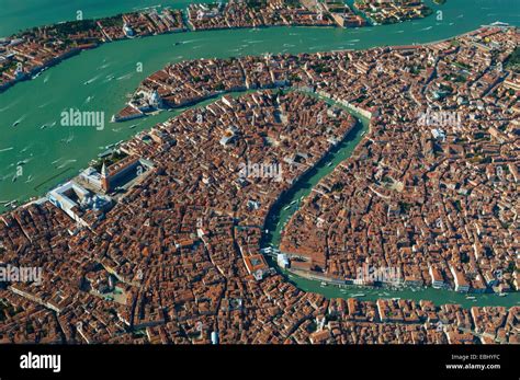 Aerial view of Venice city, Italy, Europe Stock Photo - Alamy