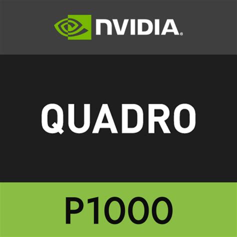 NVIDIA Quadro P1000 Graphics Card Benchmark and Specs - hardwareDB