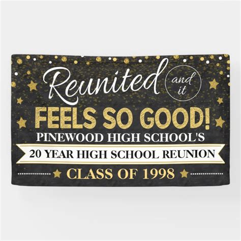 High School Class Reunion Banner | Zazzle.com