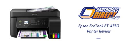 Epson EcoTank ET-4750 Printer Review - CartridgesDirect