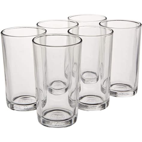 Duralex Unie 11.5 Ounce Clear Glass Drinkware Tumbler Drinking Glasses, Set of 6 - Walmart.com