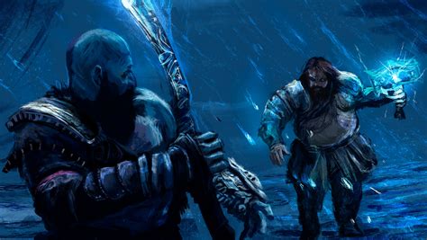 Kratos vs Thor God's Battle Art Wallpaper, HD Games 4K Wallpapers ...