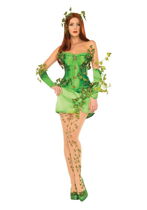 Women's Deluxe Poison Ivy Corset Costume