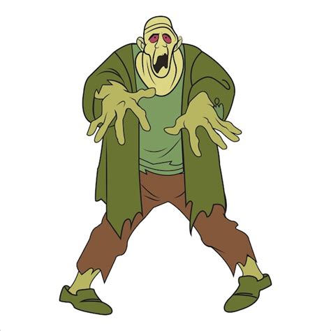 Premium Vector | Scooby-Doo Ghost Cartoon Scary