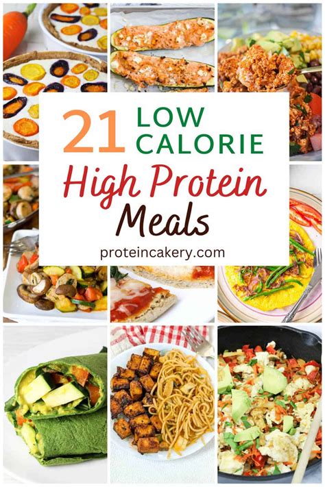 21 High Protein Low Calorie Meals (Lunch & Dinner Recipes) - proteincakery.com