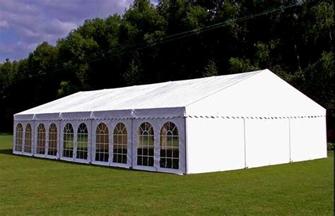 Buy Quality Frame Tent for Sale - Full White with Clear Windows (5m x 10m) Online | Sky Tents