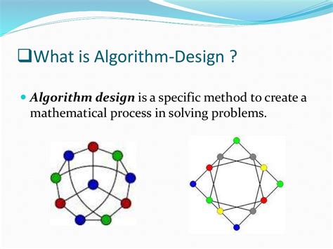 Our presentation on algorithm design