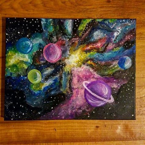 Space Painting Tutorial Acrylic ~ My Space Painting | Elecrisric