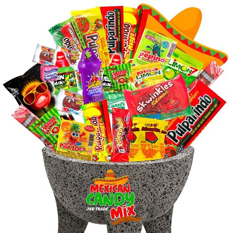 Mexican Candy Mix Assortment - 42 Count Dulces Mexicanos Variety | Spicy & Sweet Snacks by JVR TRADE