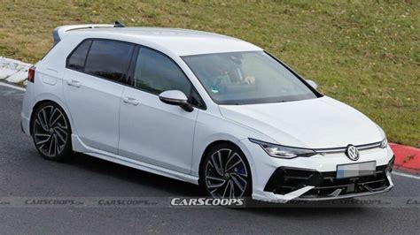 2025 VW Golf R Ditches Disguise, Shows All On The Nurburgring | Carscoops