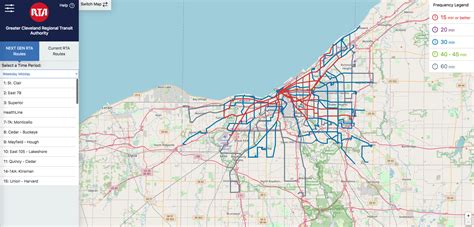 NEXT GEN RTA releases interactive maps for changing bus routes – The Cauldron