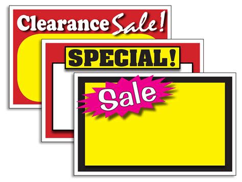 Retail Sale Signs Printable