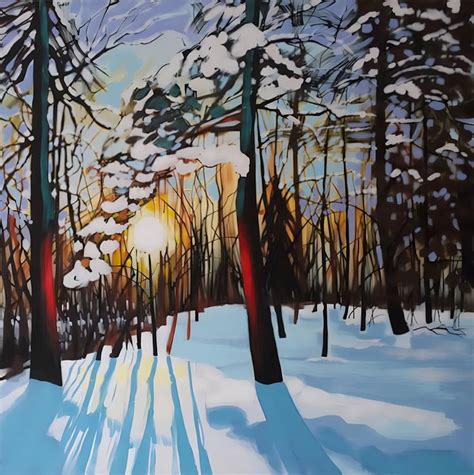 Winter Solstice Painting by Gordon Sellen | Saatchi Art