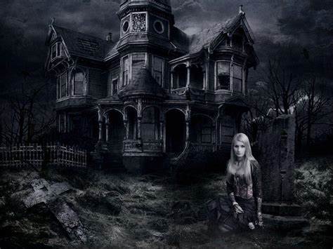 Haunted House Desktop Wallpapers - Wallpaper Cave