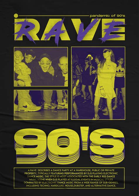 Rave culture of 90's on Behance