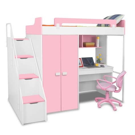 Boston - Study Bunk Bed - Bed For Kids