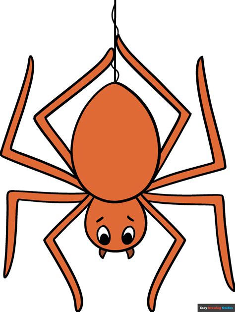 How to Draw a Spider - Really Easy Drawing Tutorial