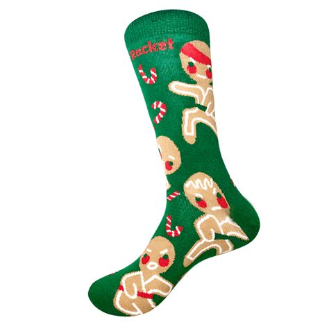 Kung-Fu Gingerbread Socks | Sock Rocket