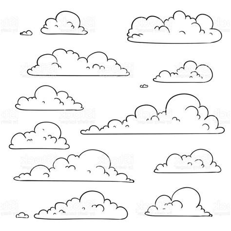 how to draw clouds with pencil easy - Merrilee Mahaffey