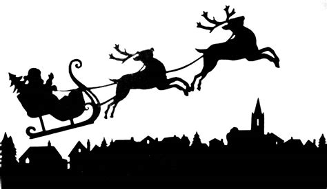 Santa Sleigh Silhouette – Today's Update