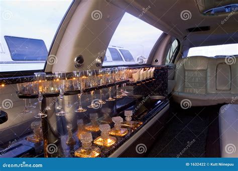 Limousine interior stock photo. Image of class, private - 1632422