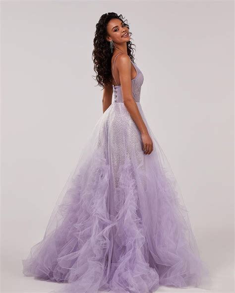 Lavender Color Wedding Dress