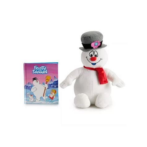 Frosty the Snowman Holiday Christmas Plush Stuffed Animal with Book - Walmart.com - Walmart.com