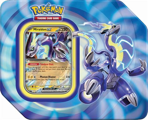 "Paldea Legends Tins" Featuring Koraidon ex and Miraidon ex Revealed! - PokeBeach | PokéBeach ...