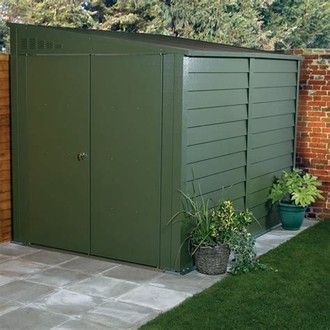 Trimetals Titan Pent 940 Metal Shed 4x9 | Garden Street