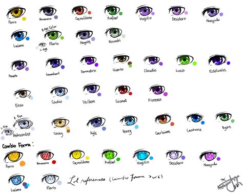 Anime Eyes Color