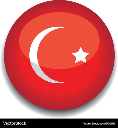 Turkey flag Royalty Free Vector Image - VectorStock