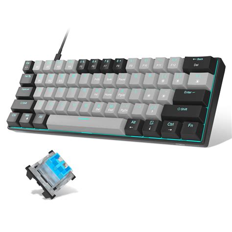 Buy MageGee 60% Mechanical Keyboard, Gaming Keyboard with Blue Switches ...