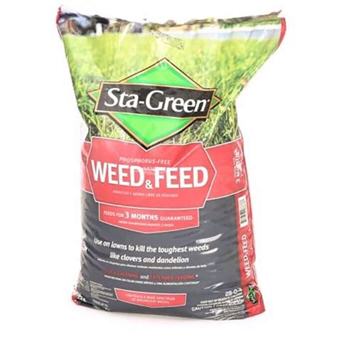 Sta-Green Weed & Feed 5000-sq ft 28-0-4 in the Lawn Fertilizer department at Lowes.com