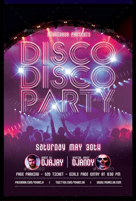 12+ Disco Party Invitation Designs & Templates - PSD, AI | Free & Premium Templates