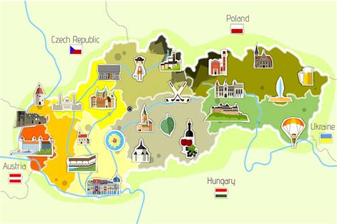 Fototapeta Mapa Slovenska 1456 | Dětské tapety nejen na stěnu | TAPETYMIX