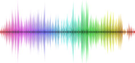 Sound Waves Audio Visualization and Frequency Analysis Clipart PNG | PNG All