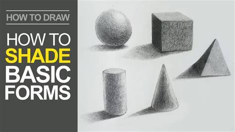 How to Shade Basic Forms - Pencil Tutorial | shading คือ - Top website ...