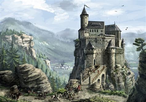 Pin by Add on Castles and forts | Fantasy castle, Fantasy art landscapes, Fantasy landscape