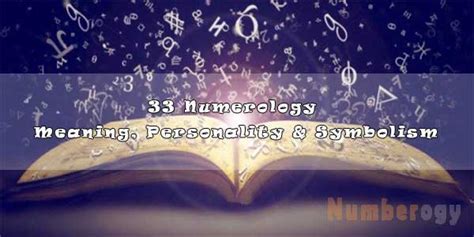 33 Numerology – Meaning, Personality & Symbolism