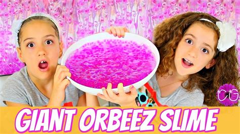 DIY GIANT ORBEEZ SLIME! HUGE GLASS SLIME!