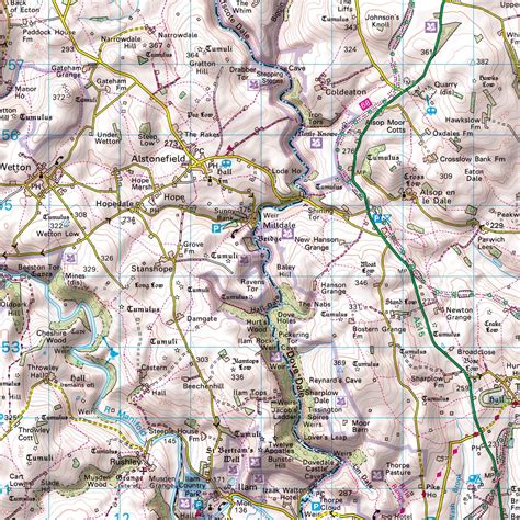 Peak District National Park - Map Poster from Love Maps On...